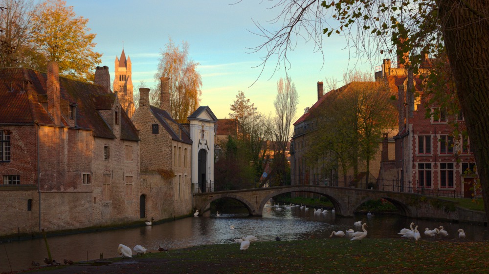 Enceinte et portail du béguinage de Bruges (monastère de la Vigne)