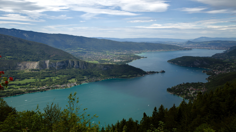 Lac d'Annecy depuis le col de la Forclaz