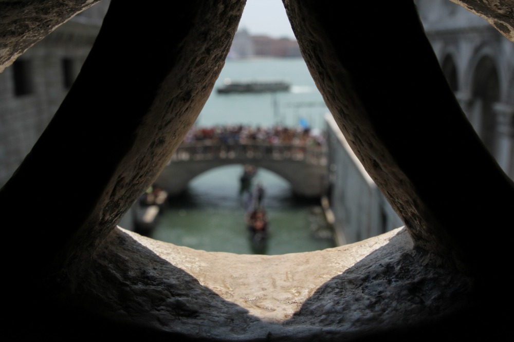 Vista da Ponte dei Sospiri