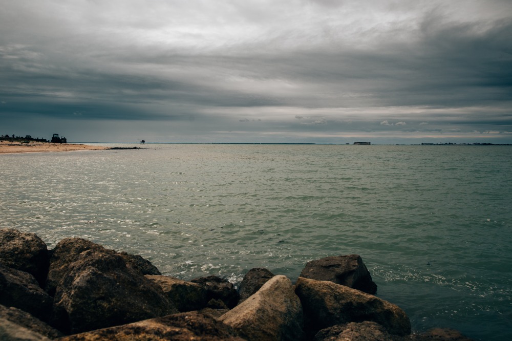 Tempête sur le fort